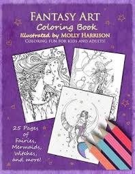 2020 fairies & mermaids & witches: Fantasy Art Coloring Book Molly Harrison 9781514230428
