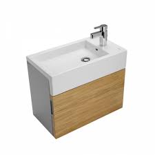 Check spelling or type a new query. Meuble Lave Mains Gris Et Chene Vasque Ceramique Flat