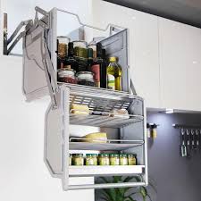 See more ideas about pull down shelf, kitchen storage, cabinets organization. Cabinet Pull Basket Double Storage Refrigerator Top Cabinet Pull Down Basket Cabinet Buffer Lift Pull Down Basket Machine Kitchen Cabinet Parts Accessories Aliexpress