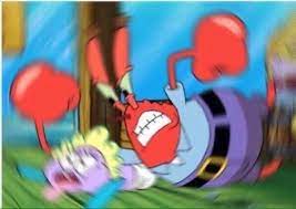 Mr Krabs Meme Blur
