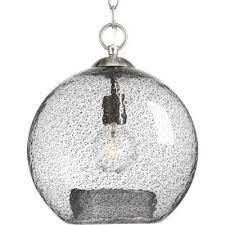 Progress Lighting Malbec Collection 1 Light Brushed Nickel Pendant P500063 009 The Home Depot Brushed Nickel Pendant Lights Pendant Light Progress Lighting