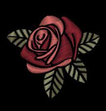 Leave a comment 3,467 views. Rose Embroidery Vector Images Over 1 900