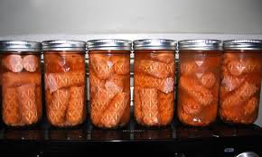 300% hotter is stamped on the package, but 300% hotter than what? Zombie Squad View Topic Pickled Hot Dogs No Seriously Hot Dog Recipes Canning Recipes Recipes
