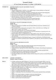 Analyst Business Analyst Resume Samples Velvet Jobs