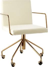 Rouka White Office Chair In 2020 Modern Office Chair White Office Chair Velvet Office Chair