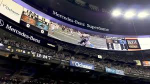 Mercedes Benz Superdome Longest Display Boards In The Nfl Engaging Fans And Sponsors