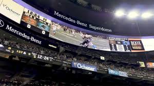 mercedes benz superdome longest display boards in the nfl engaging fans and sponsors