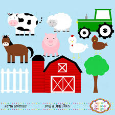 Farm Animals Clip Art Farm Animals By Sweetlollipopdesigns Farm Animal Birthday Farm Animal Party Farm Animals Birthday Party