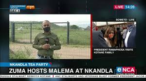 Zuma told me that we should remove mbeki because he can't work with him, malema, a former president of. Nkandla Tea Party Zuma Hosts Malema At Nkandla Youtube