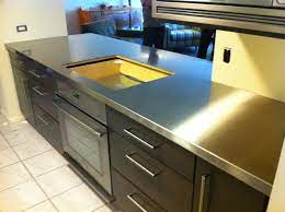 However, you may find it difficult to use this method if your stainless steel countertop thickness is thin. Stainless Steel Countertops