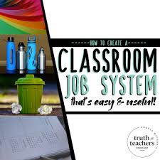 Ideas For Classroom Jobs Classroom Helper Systems