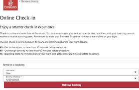 Emirates Online Chekin Uk Contact Numbers