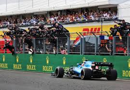 Four cars for the win, ocon is 25 seconds up the road. mercedes boss toto wolff then made a rare appearance on the radio. O T218nhqsdwvm