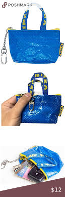 Ikea Mini Bag Knolig Zipper Coin Purse Keychain In 2021 Mini Bag Coin Purse Keychain Bags
