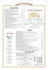 Art Of The Menu Balthazar Menu Design Inspiration Menu Restaurant Menu Design