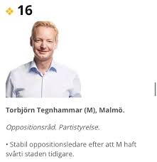 Tegnhammar är uppvuxen i vaggeryd i jönköpings län, och har studerat bland annat statsvetenskap vid lunds universitet. Torbjorn Tegnhammar Utnamnd Till Malmomoderaterna Facebook
