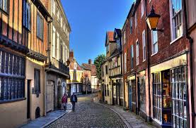Ancient Street In Norwich S City Centre