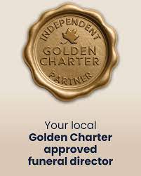 J.R - We would like to announce that we have now been appointed as a  Official Independent Golden Charter partner. If you would like to arrange  your funeral plan you can do