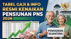 Gaji Pensiunan PNS 2026 Tidak Naik, Kenapa Bisa Begitu?
