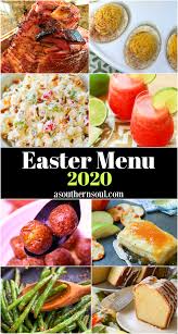 Traditional easter themes usually include baby animals like chicks, lambs, bunnies, piglets or foals, feathers, nests, eggs wreaths, flowers. Easter Menu 2020 A Southern Soul Appetizer Recipes Fresh Side Dish Easter Menu