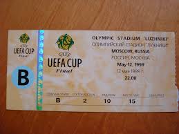 Ticombo is the fair, easy & safe place for tickets. File 1999 Uefa Cup Final Ticket Jpg Wikipedia
