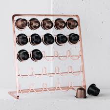 bakir istanbul nespresso kapsul duzenleyici hipicon nespresso bakir duzenleyiciler