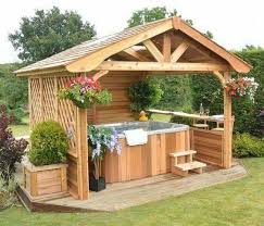 Actually, you will need a rather large container, it's the right depth for young children. 25 Most Clever Diy Hot Tub Gazebo Ideas For A Joyful Winter