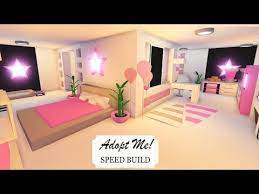 Cute Pink House Adopt Me Speed Build Youtube In 2021 Cute Room Ideas House Decorating Ideas Apartments Pink Houses