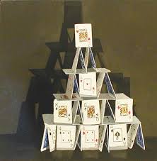 Simply score your big sheet, cut in two, and then score the two pieces. 17 A House Of Cards Ideas House Of Cards Cards Playing Cards