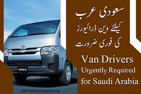 Saudi Arab Van Drivers Jobs August 2020 Driver Job Job Job Information