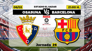 Més que un club we ❤️ #culers #forçabarça & #campnou join barçatv+ barca.link/emjk30rwcp5. Fc Barcelona La Liga Osasuna Vs Barcelona Start Time How And Where To Watch On Tv And Online In The Usa And Beyond Marca