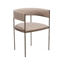 L 49 x w 55 x h 85 cm hold dining chair taupe/black. Ryland Dining Chair Taupe