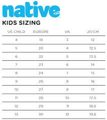 Size Chart For Kids Places To Stay In Santa Rosa