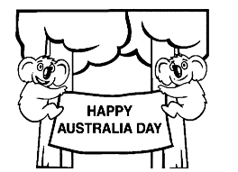 Whether your kid has a thing for the cute (see koala), the strange (see wombat), the striking (see eastern rosella), or the downright scary (see tasmanian devil), he's sure to be pleased with this set of coloring pages. Australia Day Coloring Pages Coloring Home