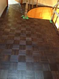 Parquet Revival Dark Stain Waterbased Finish Parquet Flooring Dark Stains Parquet