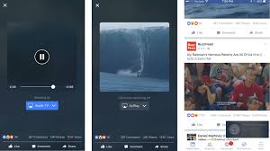 Facebook Tests Streaming Videos To Tv Using Apple S Airplay Google S Chromecast Video Streaming Chromecast Streaming