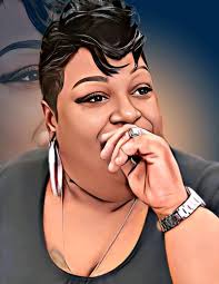 Gospel, singer/ Drumer, Actress, TimekaShaunail, Staples, this Talent woman  sent me my pic and she wanted to do a portrait