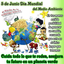 Resultado de imagen para dia mundial del ambiente