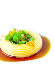 Turbans Of Langoustines With Shellfish Consomme Bottarga Elegant Food Food Garnishes Beautiful Food