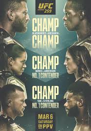 #ufc #ufc265 #ufchouston #boss #houston #lovemyjob. Ufc 259 Poster Released Mma