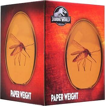 Toynk Jurassic Park Mosquito in Amber Resin Prop Replica | Official Collectible Paper Weight | Measures 3 Inches Tall : Toynk: Office Products - Amazon.com