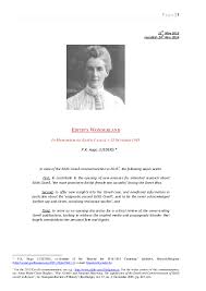 British nurse, humanitarian and spy. Pdf Edith S Wonderland In Memoriam Of Edith Cavell 12 October 1915 Hugo Lueders Academia Edu