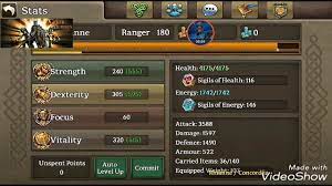 I can't say that celtic heroes isn't great, because i've been playing it for about 6 years now. Celtic Heroes Stats Skills Ranger Youtube