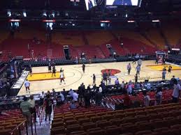 American Airlines Arena Section 107 Home Of Miami Heat