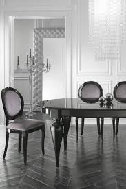 Italian Designer Oval Extendable Black Lacquered Dining Set Juliettes Interiors Luxury Dining Elegant Dining Room Dining Room Design Modern