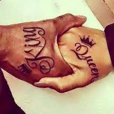 Relationshipgoals By Mrsjuicy1988 King Tattoos Queen Tattoo Hand Tattoos