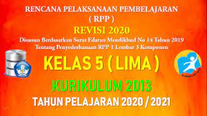 Rpp 1 lembar kelas 5 semester 1. Rpp 1 Lembar Kelas 5 Sd Mi Kurikulum 2013 Tahun Pelajaran 2020 2021 Datadikdasmen