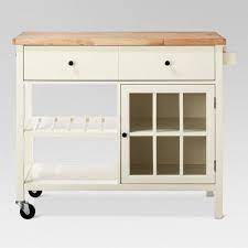 Windham Wood Top Kitchen Island Off White Threshold Kitchen Tops Rolling Kitchen Island Kitchen Island Target