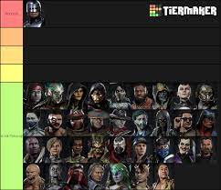A subreddit community dedicated to mortal kombat 11! Mortal Kombat 11 Tier List Mkmemes