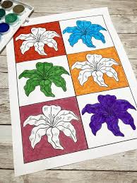 Check spelling or type a new query. Warhol Pop Art Flowers Little Bins For Little Hands
